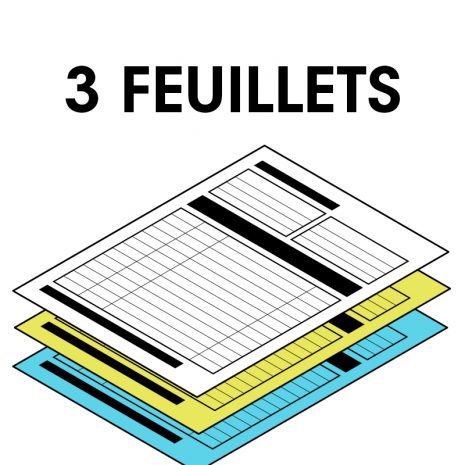 Carnet Autocopiant 3 Feuillets | Autocopiant Facile